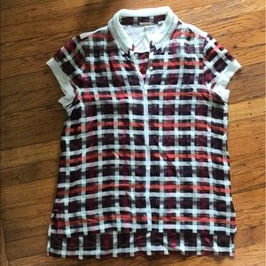Foundrae plaid button up shirt